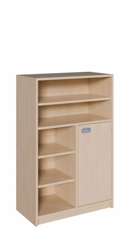 K Kombinationsschrank 120 cm, Regal/Tür re./li., 2 Breiten